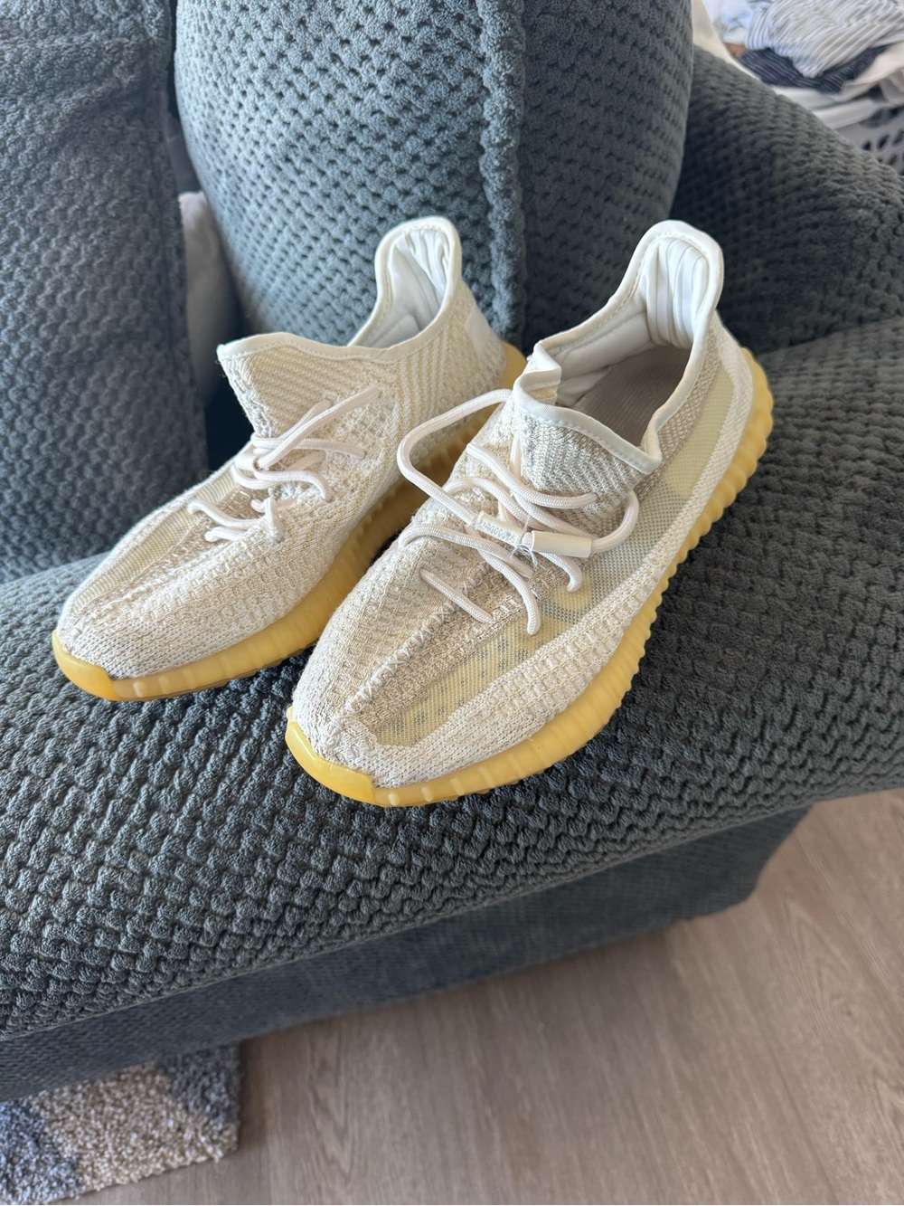 Yeezy Boost 350 V2 Cream White with Yellow Sole